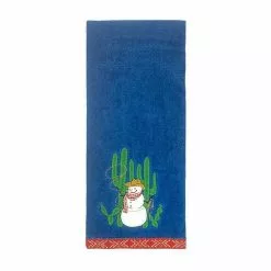 St. Nicholas Square® Texas Snowman Hand Towel