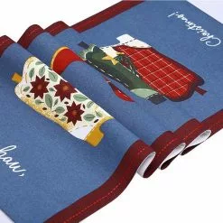 St. Nicholas Square® Yeehaw Christmas Table Runner - 36" -Nichola Home Decor Shop unnamed file 2415