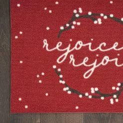 St. Nicholas Square® Rejoice Holiday 19.5'' X 30'' Accent Rug -Nichola Home Decor Shop unnamed file 2455