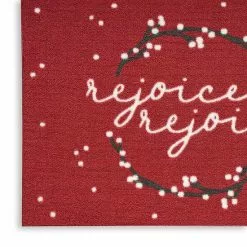 St. Nicholas Square® Rejoice Holiday 19.5'' X 30'' Accent Rug -Nichola Home Decor Shop unnamed file 2457
