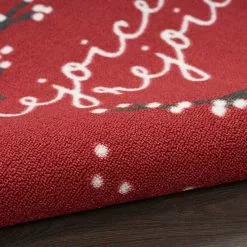 St. Nicholas Square® Rejoice Holiday 19.5'' X 30'' Accent Rug -Nichola Home Decor Shop unnamed file 2459
