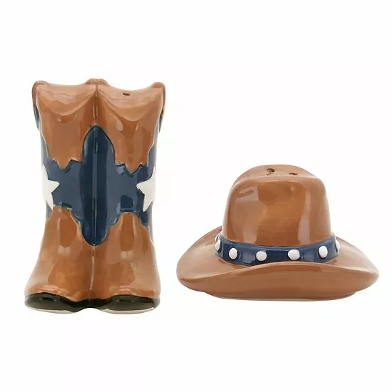 St. Nicholas Square® Texas Salt & Pepper Shaker Set 2 St. Nicholas Square® Texas Salt & Pepper Shaker Set - Image 2