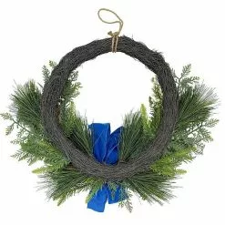 St. Nicholas Square® Asymmetrical Artificial Greenery Wreath -Nichola Home Decor Shop unnamed file 2491