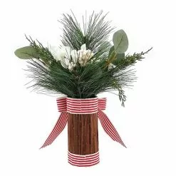 St. Nicholas Square® White Artificial Botanical Stack Table Decor -Nichola Home Decor Shop unnamed file 2509