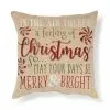 St. Nicholas Square® Christmas Words Holiday Tapestry Throw Pillow