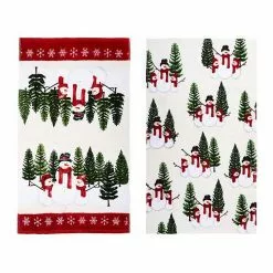 St. Nicholas Square® Yuletide Snowman Kitchen Towel 2-pk. -Nichola Home Decor Shop unnamed file 26