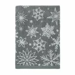 St. Nicholas Square® Snowflake Jacquard Bath Towel
