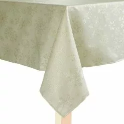 St. Nicholas Square® Snowflake Shine Jacquard Tablecloth