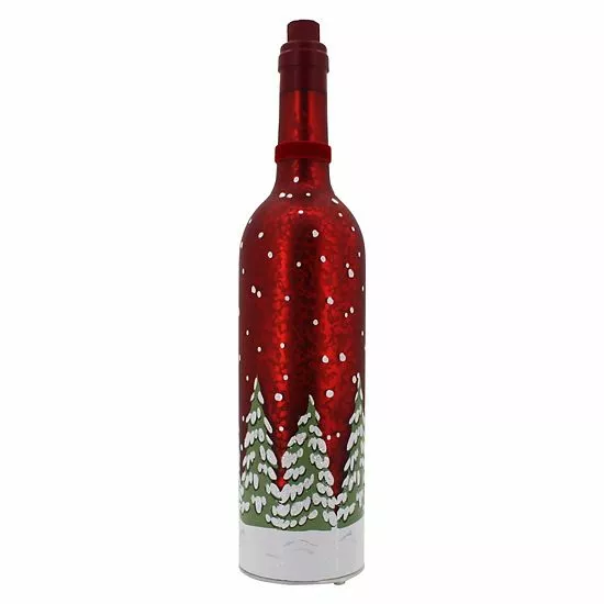 St. Nicholas Square® Be Merry LED Wine Bottle Table Decor 3 St. Nicholas Square® Be Merry LED Wine Bottle Table Decor - Image 3