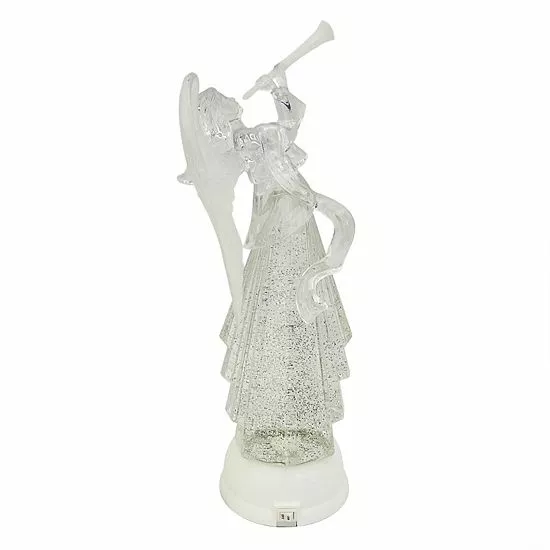 St. Nicholas Square® LED Shimmer Angel Spinning Water Christmas Table Decor 2 St. Nicholas Square® LED Shimmer Angel Spinning Water Christmas Table Decor - Image 2