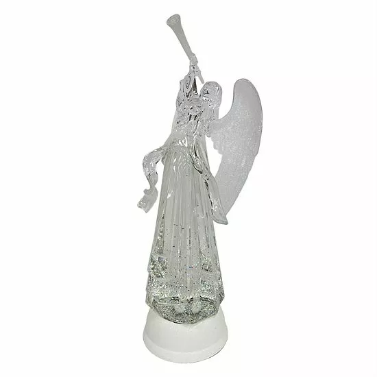 St. Nicholas Square® LED Shimmer Angel Spinning Water Christmas Table Decor 4 St. Nicholas Square® LED Shimmer Angel Spinning Water Christmas Table Decor - Image 4
