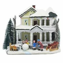 St. Nicholas Square® Village White Christmas House -Nichola Home Decor Shop unnamed file 38