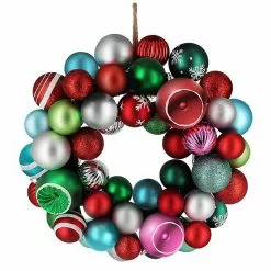 St. Nicholas Square® Shatterproof Christmas Ornament Wreath