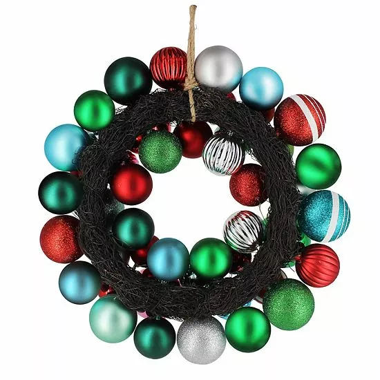 St. Nicholas Square® Shatterproof Christmas Ornament Wreath 2 St. Nicholas Square® Shatterproof Christmas Ornament Wreath - Image 2