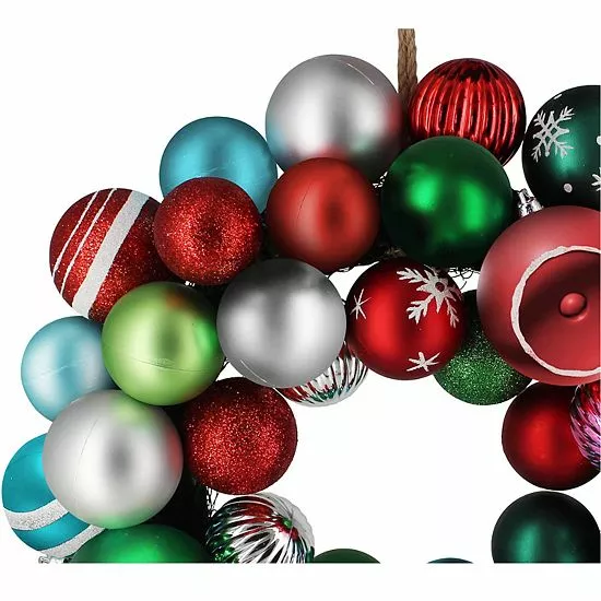 St. Nicholas Square® Shatterproof Christmas Ornament Wreath 3 St. Nicholas Square® Shatterproof Christmas Ornament Wreath - Image 3