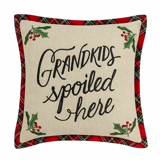 St. Nicholas Square® Spoiled Grandkids Throw Pillow 1 St. Nicholas Square® Spoiled Grandkids Throw Pillow