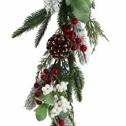 St. Nicholas Square® Artificial Red White Berry Garland -Nichola Home Decor Shop unnamed file 407