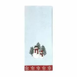 St. Nicholas Square® Yuletide Snowmen Hand Towel