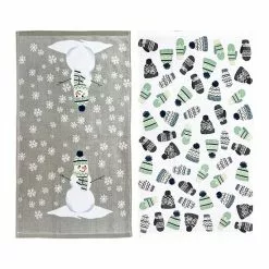 St. Nicholas Square® Cozy Snowman Kitchen Towel 2-pk. -Nichola Home Decor Shop unnamed file 51