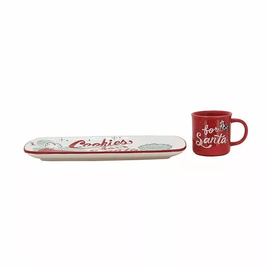 St. Nicholas Square® Memory Lane Cookies For Santa Cookie Plate & Mug Set 3 St. Nicholas Square® Memory Lane Cookies For Santa Cookie Plate & Mug Set - Image 3