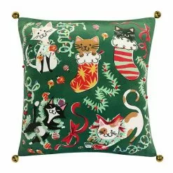 St. Nicholas Square® Kittens Mini Throw Pillow