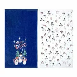 St. Nicholas Square® Christmas Snowman Kitchen Towel 2-pk. -Nichola Home Decor Shop unnamed file 623
