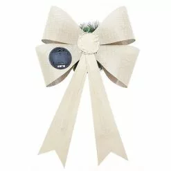 St. Nicholas Square® LED Burlap Bow -Nichola Home Decor Shop unnamed file 664