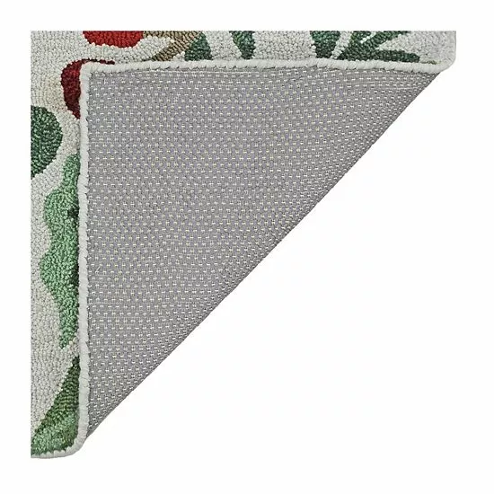 St. Nicholas Square® Holy Berry Hooked 20'' X 30'' Rug 3 St. Nicholas Square® Holy Berry Hooked 20'' X 30'' Rug - Image 3
