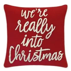 St. Nicholas Square® We're Into Christmas Throw Pillow