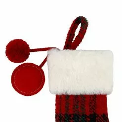 St. Nicholas Square® Mini Plaid Christmas Stocking Pet -Nichola Home Decor Shop unnamed file 790