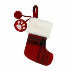 St. Nicholas Square® Mini Plaid Christmas Stocking Pet -Nichola Home Decor Shop unnamed file 792