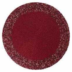 St. Nicholas Square® Beaded Red Placemat