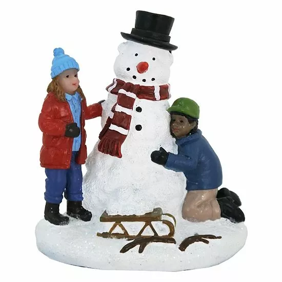 St. Nicholas Square® Village Children With Snowman 1 St. Nicholas Square® Village Children With Snowman
