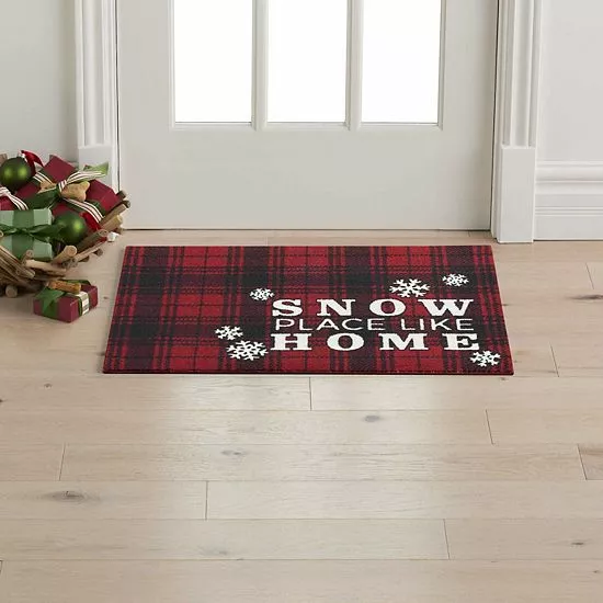 St. Nicholas Square® Snow Place Like Home Holiday 19.5'' X 30'' Accent Rug 2 St. Nicholas Square® Snow Place Like Home Holiday 19.5'' X 30'' Accent Rug - Image 2