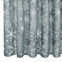 St. Nicholas Square® Snowflake Shower Curtain -Nichola Home Decor Shop unnamed file 85