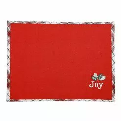 St. Nicholas Square® Joy Farmhouse Plaid Placemat