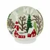 St. Nicholas Square® Shimmer LED Spinning Water Forest Snow Globe Table Decor