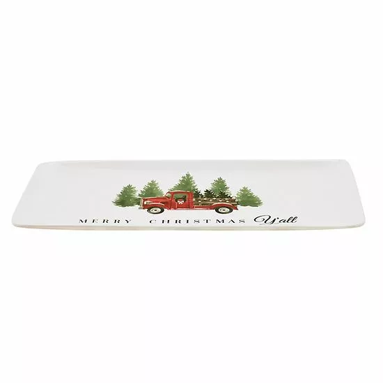 St. Nicholas Square® Humble Estate Ceramic Serving Tray 2 St. Nicholas Square® Humble Estate Ceramic Serving Tray - Image 2