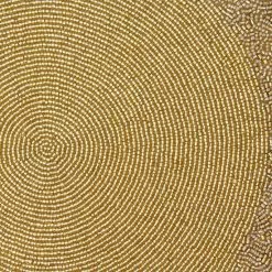 St. Nicholas Square® Gold Beaded Placemat -Nichola Home Decor Shop unnamed file 950