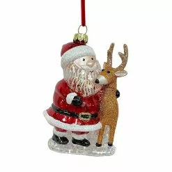 St. Nicholas Square® Santa Reindeer Christmas Ornament
