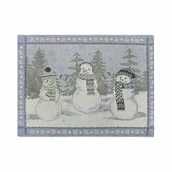 St. Nicholas Square® Cozy Snowman Tapestry Placemat