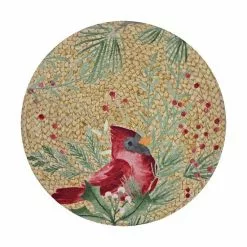 St. Nicholas Square® Cardinal Braided Placemat